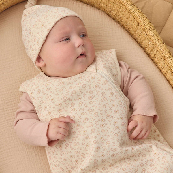 Quincy Mae -  Wrap Top + Footed Pant Set - Dusty Rose