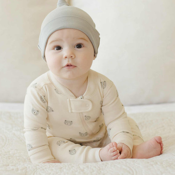 Quincy Mae - Zip Long Sleeve Sleeper - Bears