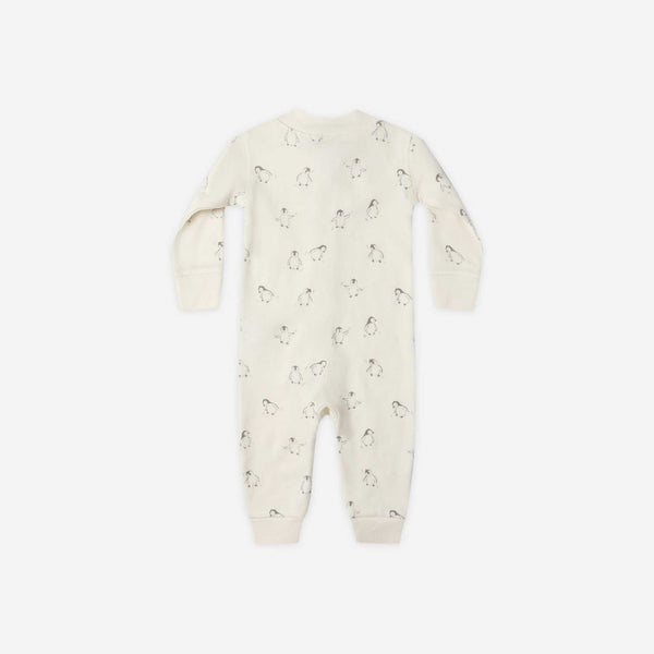 Quincy Mae - Zip Long Sleeve Sleeper - Penguins