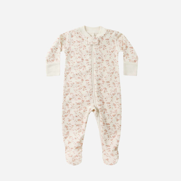 Quincy Mae - Zip Long Sleeve Sleeper Footie - French Garden