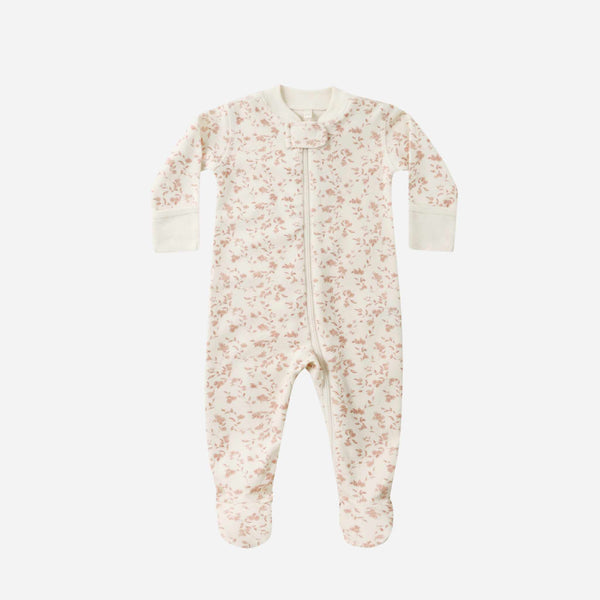 Quincy Mae - Zip Long Sleeve Sleeper Footie - French Garden