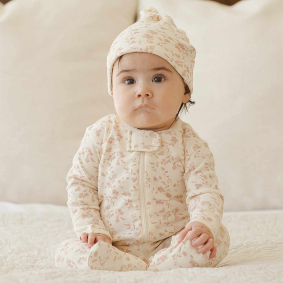 Quincy Mae - Zip Long Sleeve Sleeper Footie - French Garden