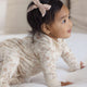 Quincy Mae -  Zip Long Sleeve Sleeper Footie Floral Vine