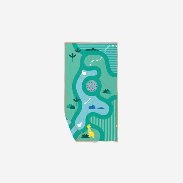 Quut Toys - Quut Play Towels-Size M, Interactive Design, Game & Patterns