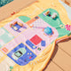 Quut Toys - Quut Play Towels-Size M, Interactive Design, Game & Patterns
