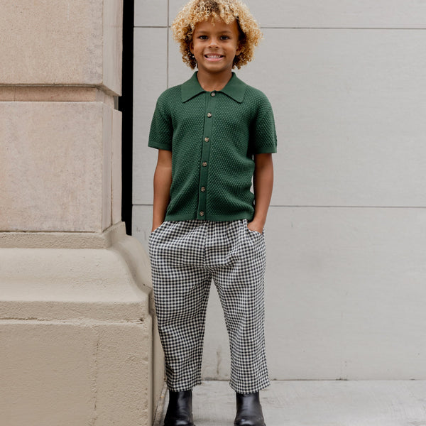 Rylee + Cru - Palmer Pant - Black Gingham
