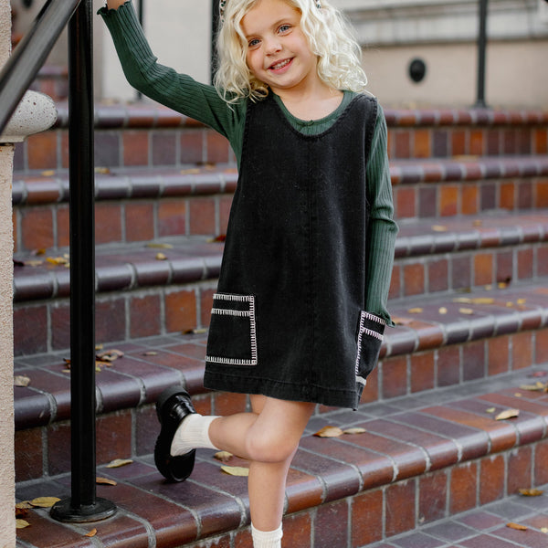 Rylee + Cru - Ribbed Long Sleeve - Green
