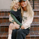 Rylee + Cru - Ribbed Long Sleeve - Green