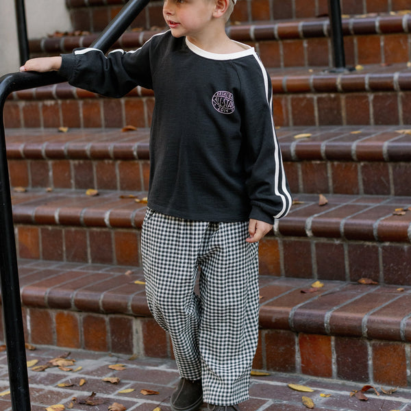 Rylee + Cru - Palmer Pant - Black Gingham