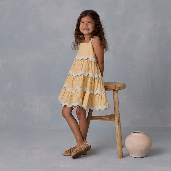 Rylee + Cru - Ric Rac Dress - Yellow