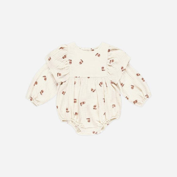 Rylee + Cru - Kalea Long Sleeve Romper - Boots