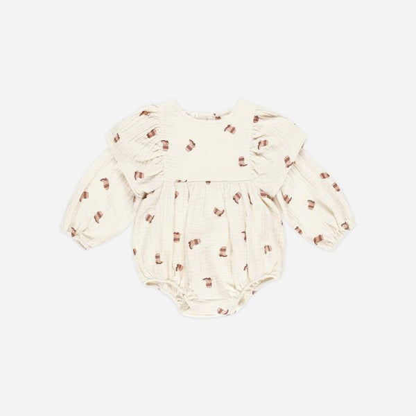 Rylee + Cru - Kalea Long Sleeve Romper - Boots