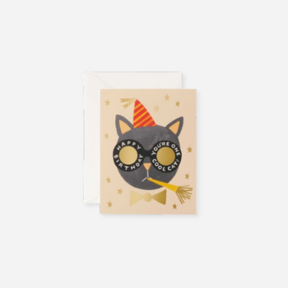 Rifle Paper Co. - Birthday Cat Card