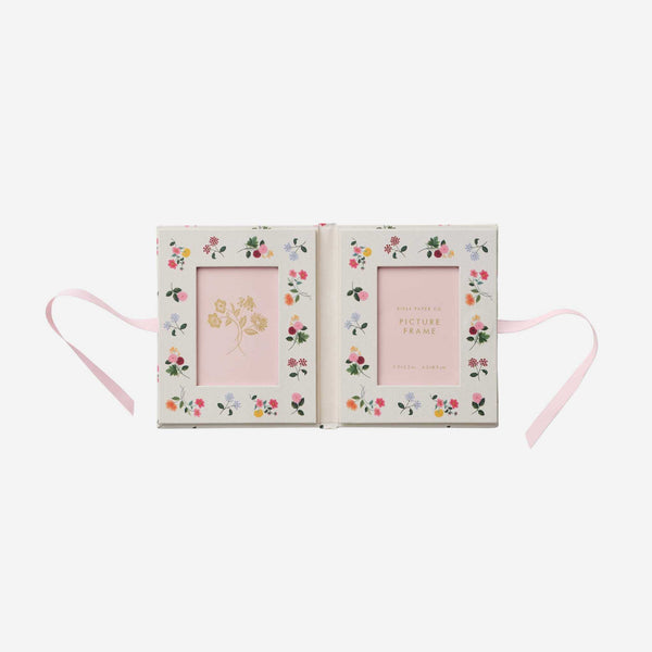 Rifle Paper Co. - Ditsy Dahlia Folio Paper Wrapped Picture Frame