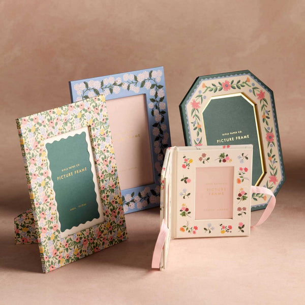Rifle Paper Co. - Ditsy Dahlia Folio Paper Wrapped Picture Frame