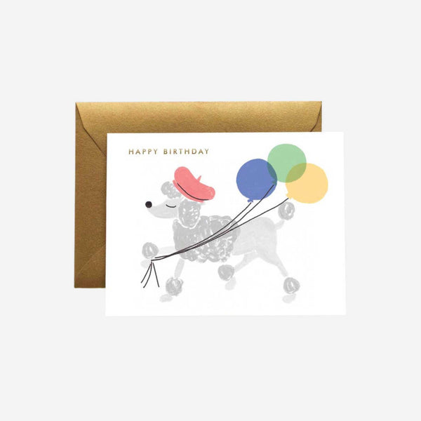 Rifle Paper Co. - French Poodle Birthday Card