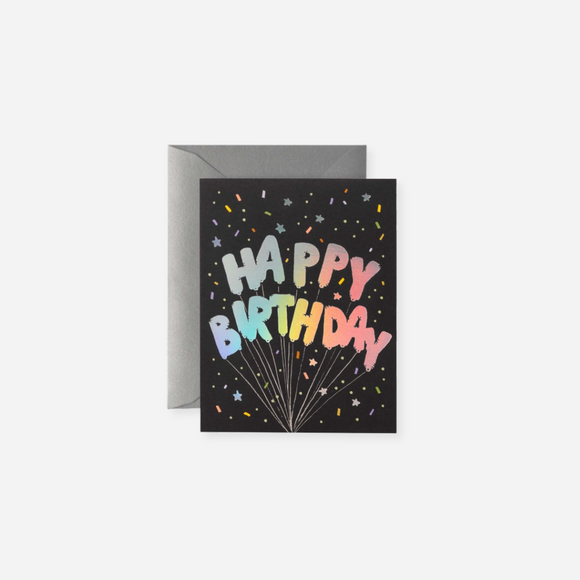Rifle Paper Co. - Mylar Birthday Balloons Card