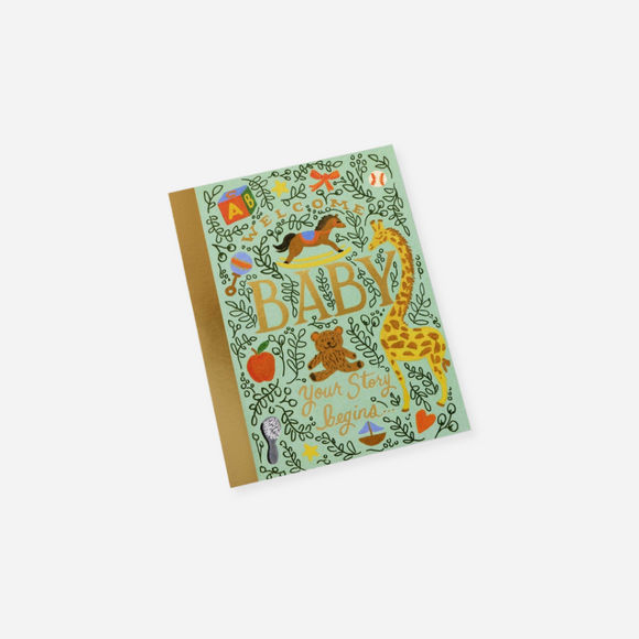 Rifle Paper Co. - Storybook Baby Card