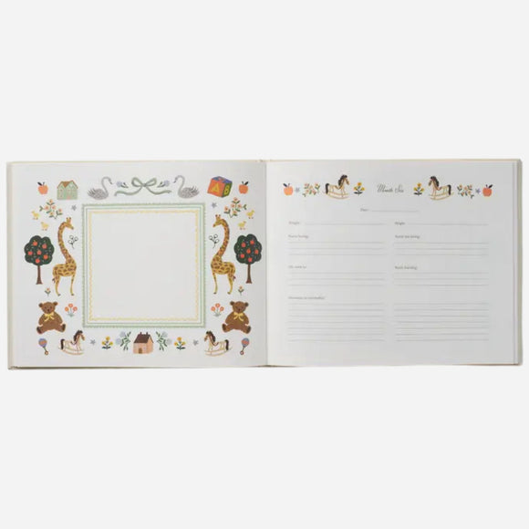 Rifle Paper Co.  - Storybook Embroidered Baby Book