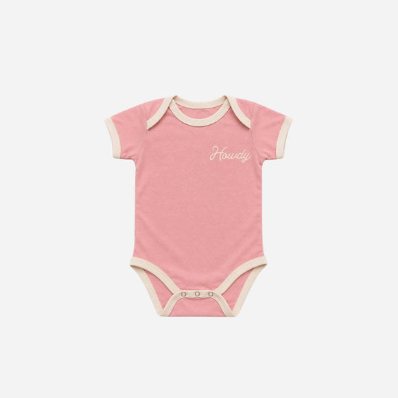 River Road Clothing Company - Howdy Vintage Ringer - Pink