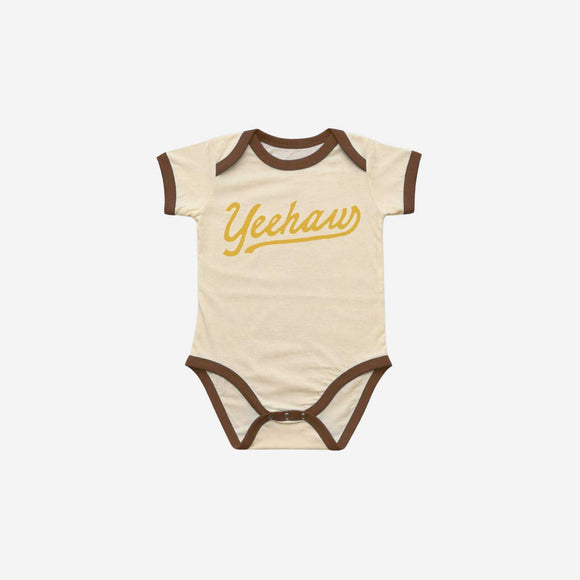 River Road Clothing Company - Yeehaw Vintage Ringer Onesie