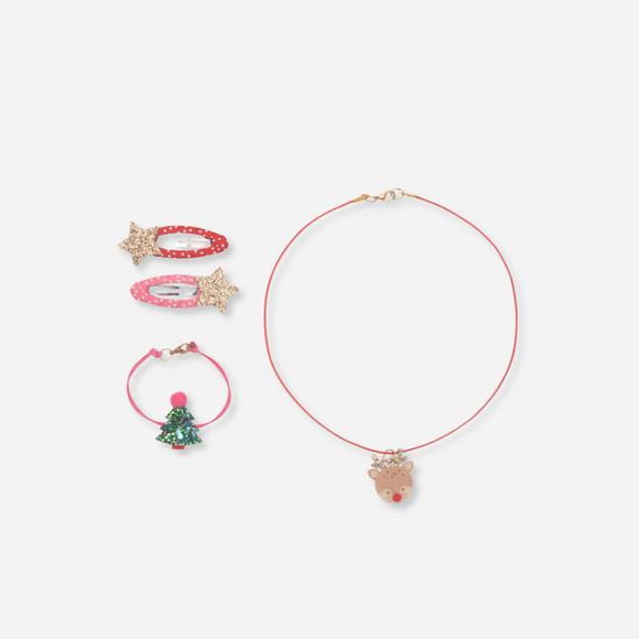 Rockahula Kids - Christmas Hair & Jewellery Set