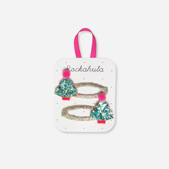 Rockahula Kids - Christmas Tree Glitter Clips