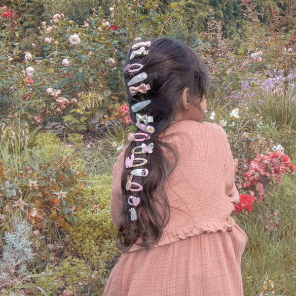 Rockahula Kids - Flora Linen Mini Bow Clips