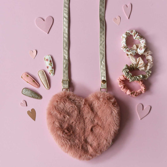 Rockahula Kids - Fluffy Heart Purse