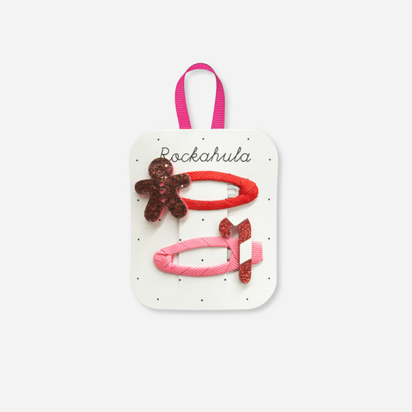 Rockahula Kids - Gingerbread and Candy Cane Clips