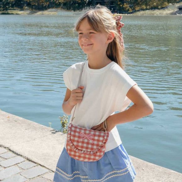 Rockahula Kids - Gingham Ruffle Bow Bag
