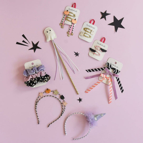 Rockahula Kids - Halloween Boo-tiful Long Bow Clips