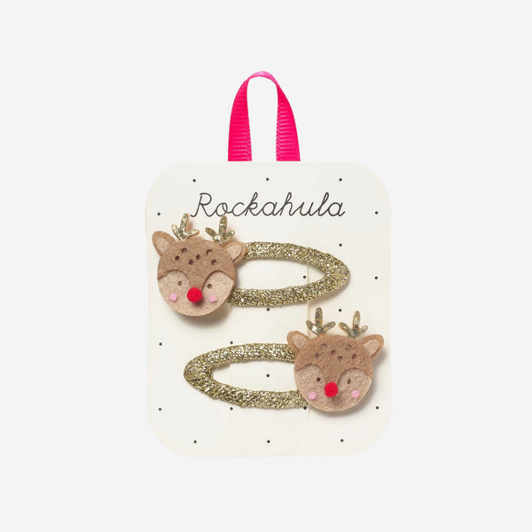 Rockahula Kids - Little Reindeer Hair Clips