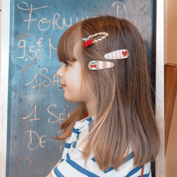 Rockahula Kids - Stripy Cherry Clips
