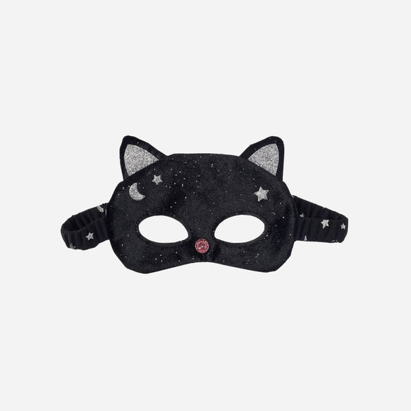 Rockahula Kids - Velvet Black Cat Mask (3-10 Years)