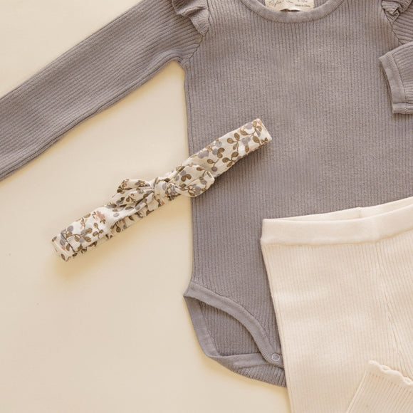 Rylee + Cru - Baby Bow Headband - Winter Garden