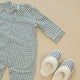 Rylee + Cru - Baby Pajama Romper - Evergreen Gingham