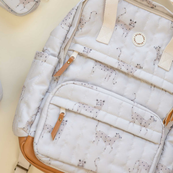 Rylee + Cru - Backpack - Leopard / Fog