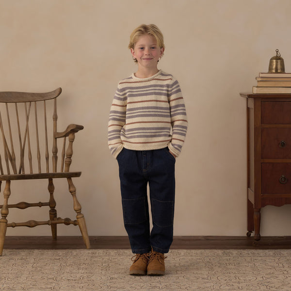 Rylee + Cru - Baggy Pant - Dark Indigo