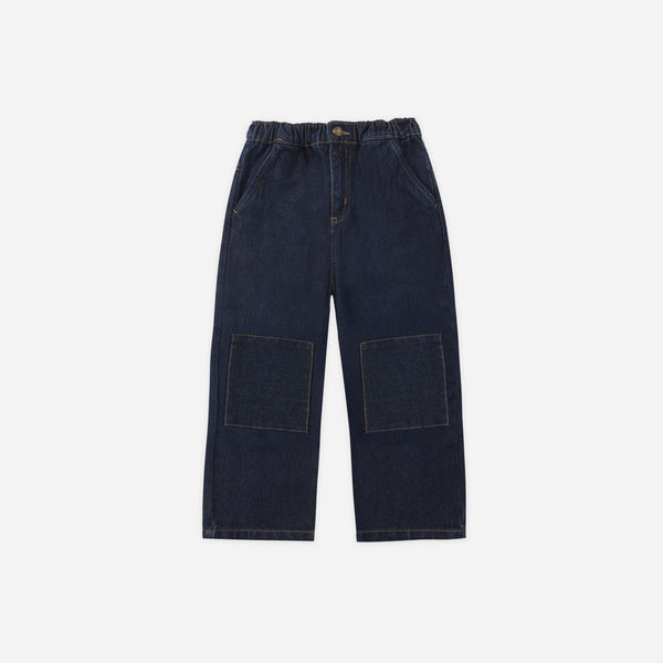 Rylee + Cru - Baggy Pant - Dark Indigo