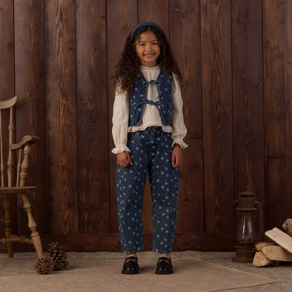 Rylee + Cru - Barrel Pant - Heart Ditsy
