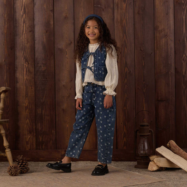 Rylee + Cru - Barrel Pant - Heart Ditsy