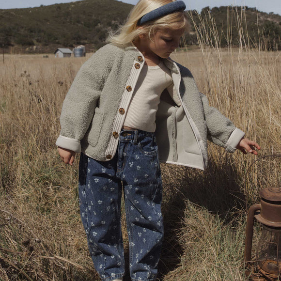 Rylee + Cru - Barrel Pant - Heart Ditsy