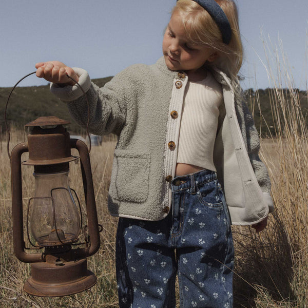 Rylee + Cru - Barrel Pant - Heart Ditsy
