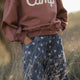 Rylee + Cru - Barrel Pant - Heart Ditsy
