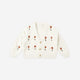 Rylee + Cru - Boxy Crop Cardigan - Winter Daisy Embroidery
