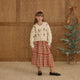 Rylee + Cru - Boxy Crop Cardigan - Winter Daisy Embroidery