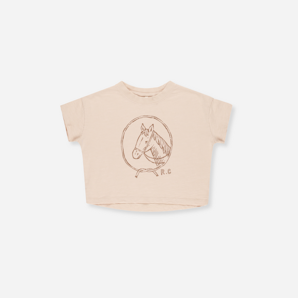 Rylee + Cru - Boxy Tee - Horse