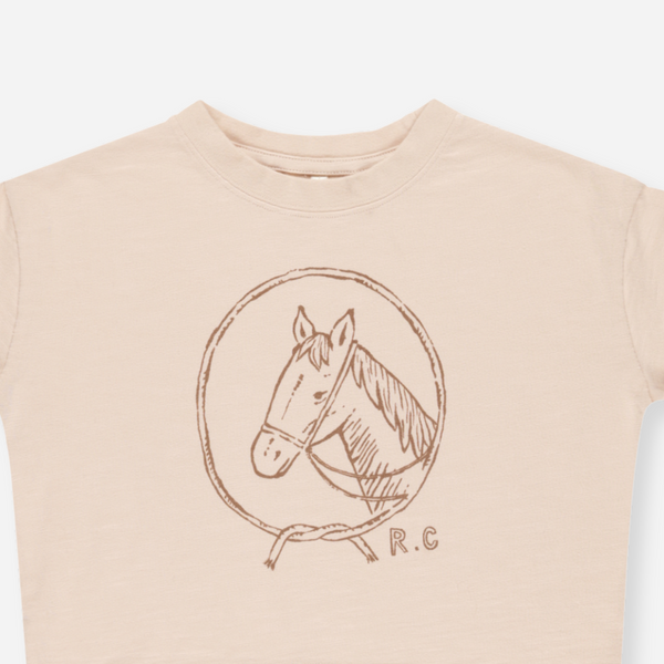 Rylee + Cru - Boxy Tee - Horse