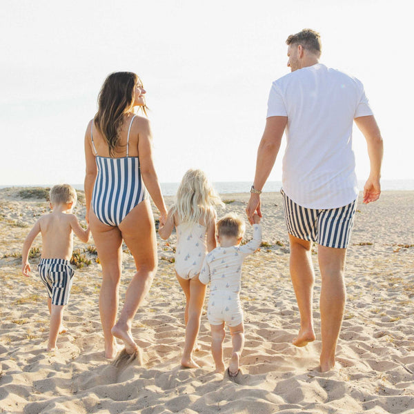 Rylee + Cru -Boys Rashguard Set - Sail